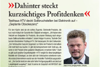 Testhaus HTV deckt Sollbruchstellen auf