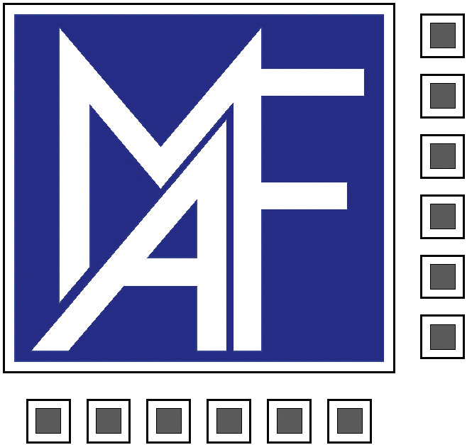 Maf Letter Logo Design Illustration Vector Stock Vector (Royalty Free)  2366670327 | Shutterstock